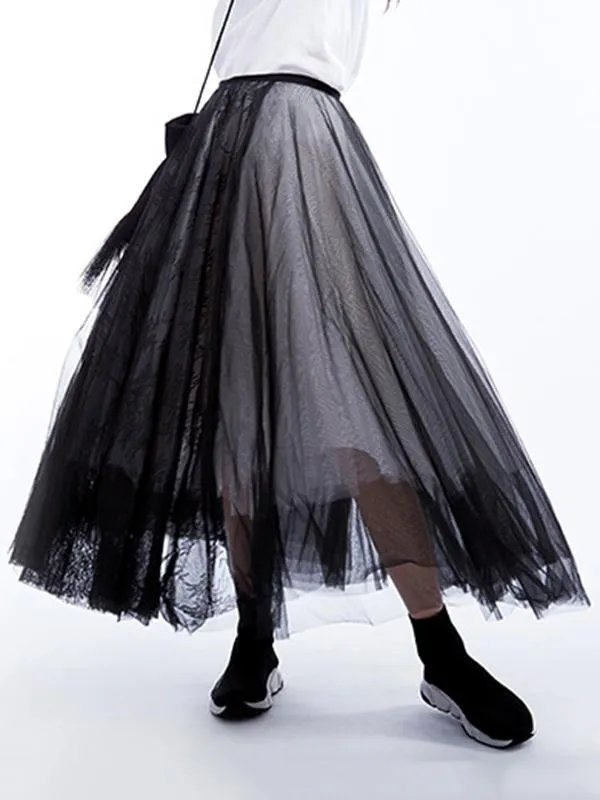 Chicmy-Casual Grenadine Bubble Skirt