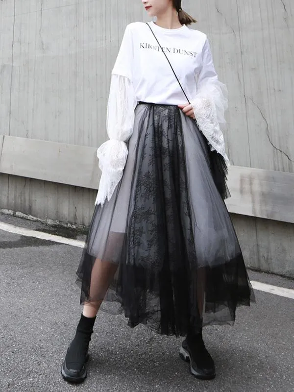 Chicmy-Casual Grenadine Bubble Skirt
