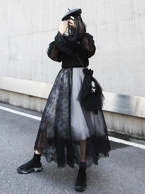 Chicmy-Casual Grenadine Bubble Skirt