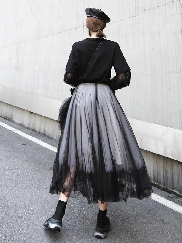 Chicmy-Casual Grenadine Bubble Skirt