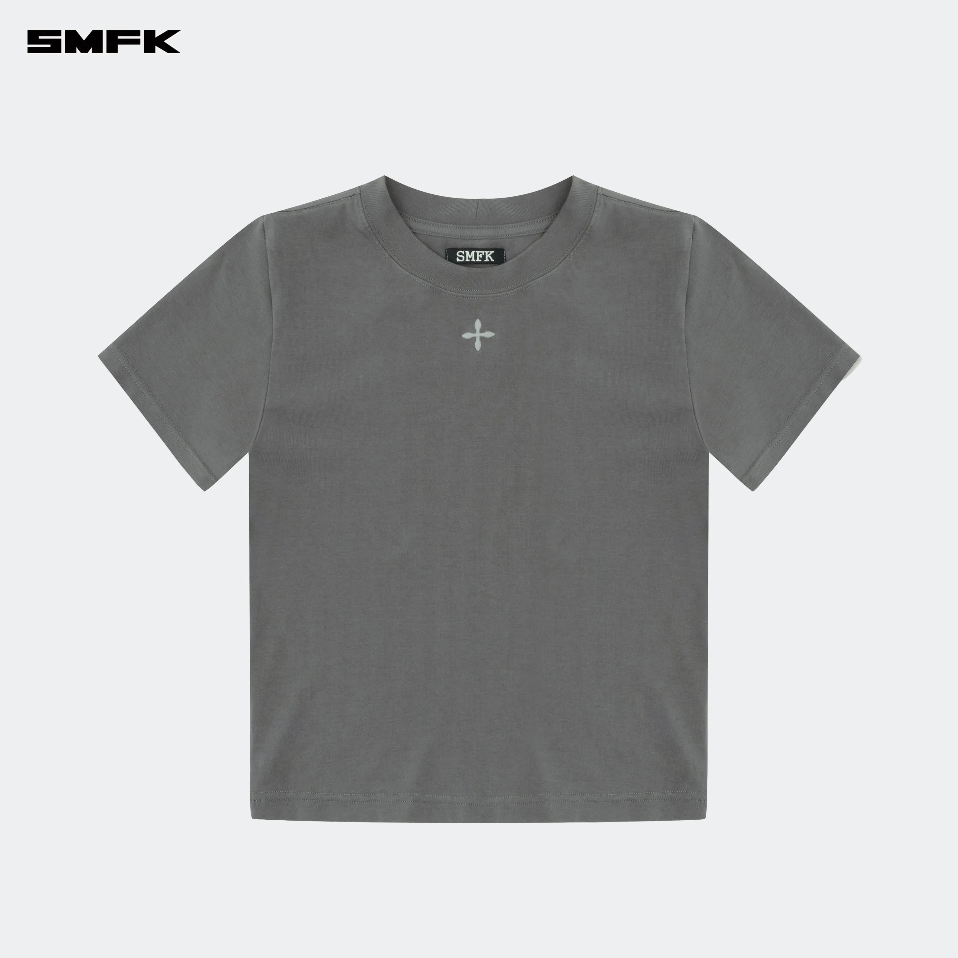 Compass Hug Slim Fit Tee Dark Gray