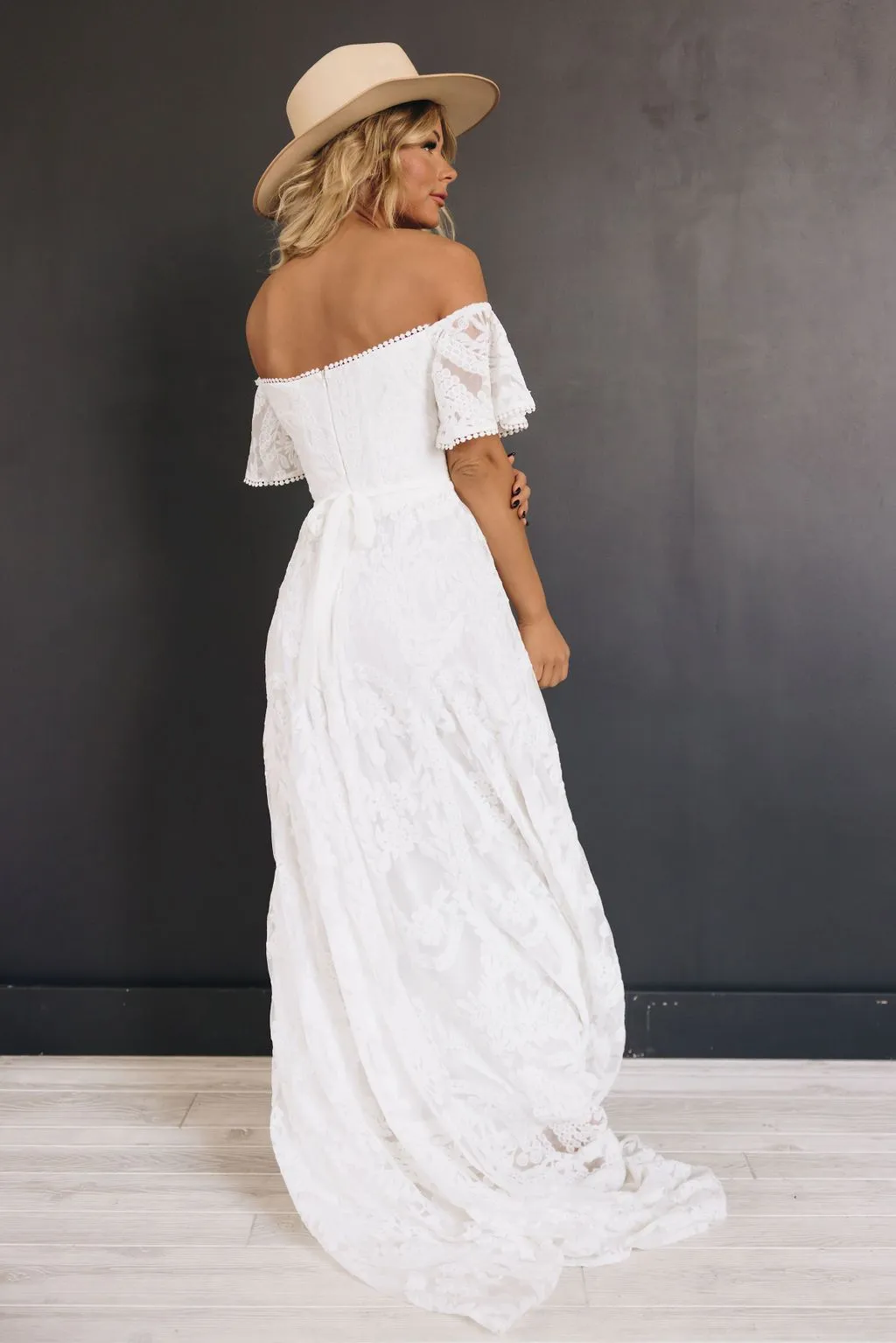 Helena Off the Shoulder Wedding Dress