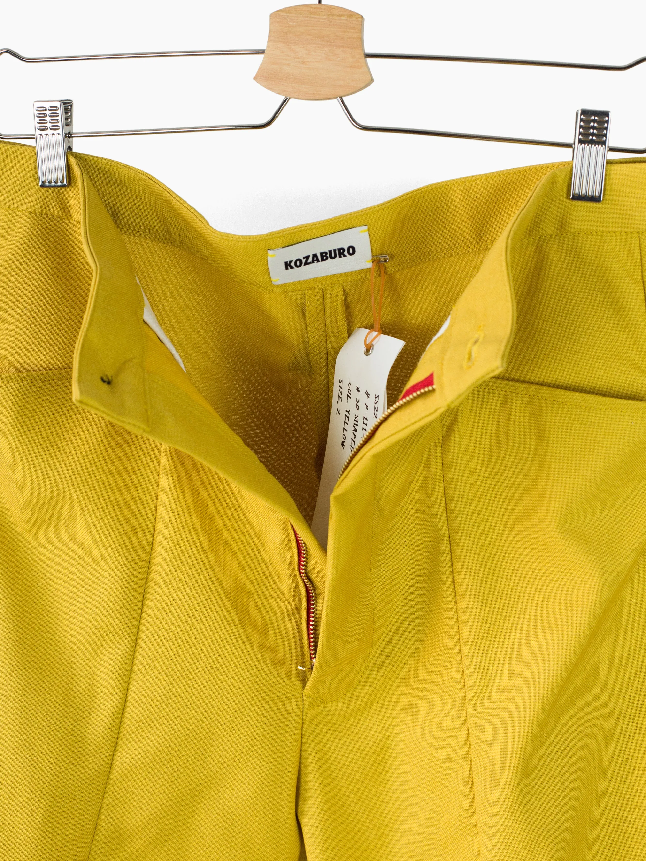 Kozaburo SS22 Hopsack 3D Tailored Trouser