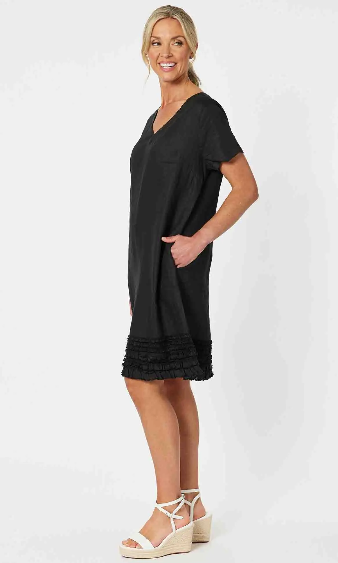 Linen Shift Dress Chic, More Colours