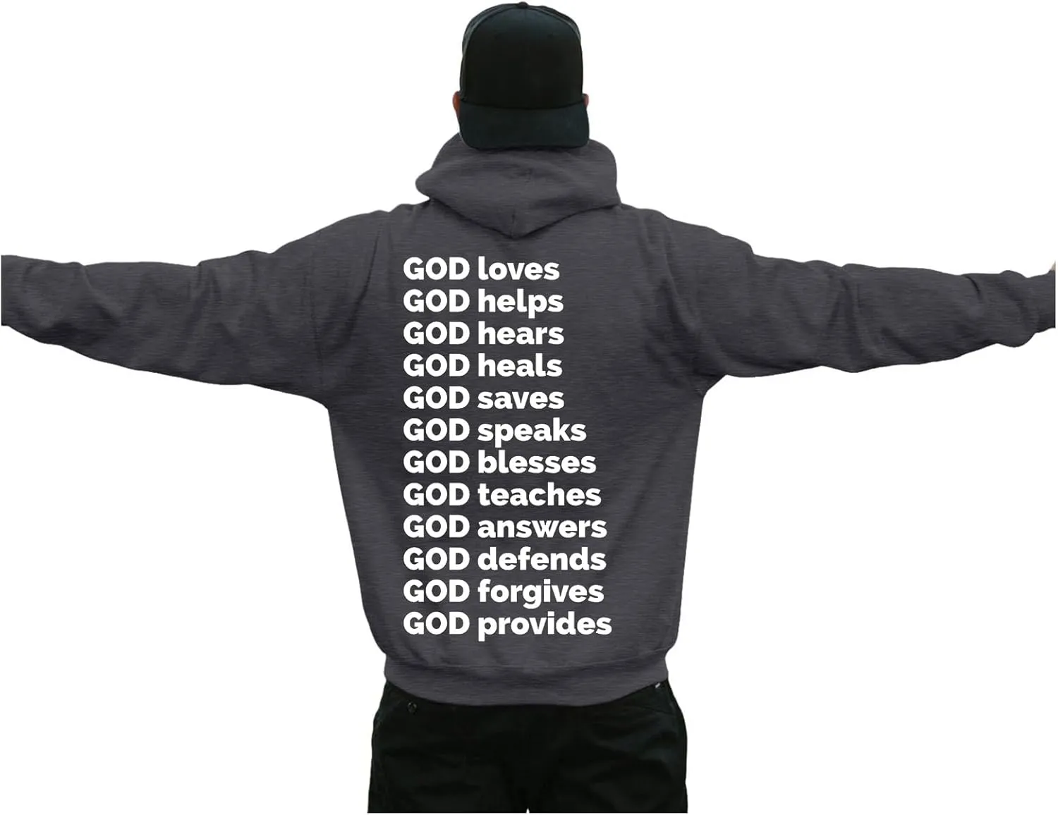 Love Like Jesus Hoodies for Men Christian Religious Sayings Pullover Sweater Trendy Bible Verse Fall Preppy Outfit