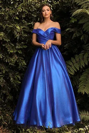 Off Shoulder Ball Gown