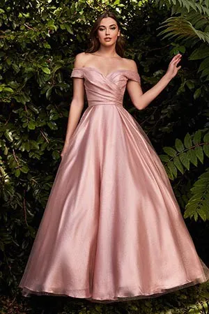 Off Shoulder Ball Gown