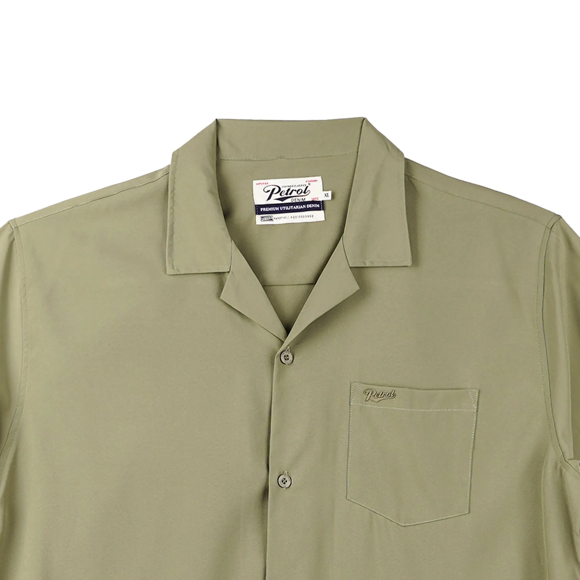 Petrol Men's Basic Tees Slim Fitting Missed Lycra Fabric 162713 (Beige)