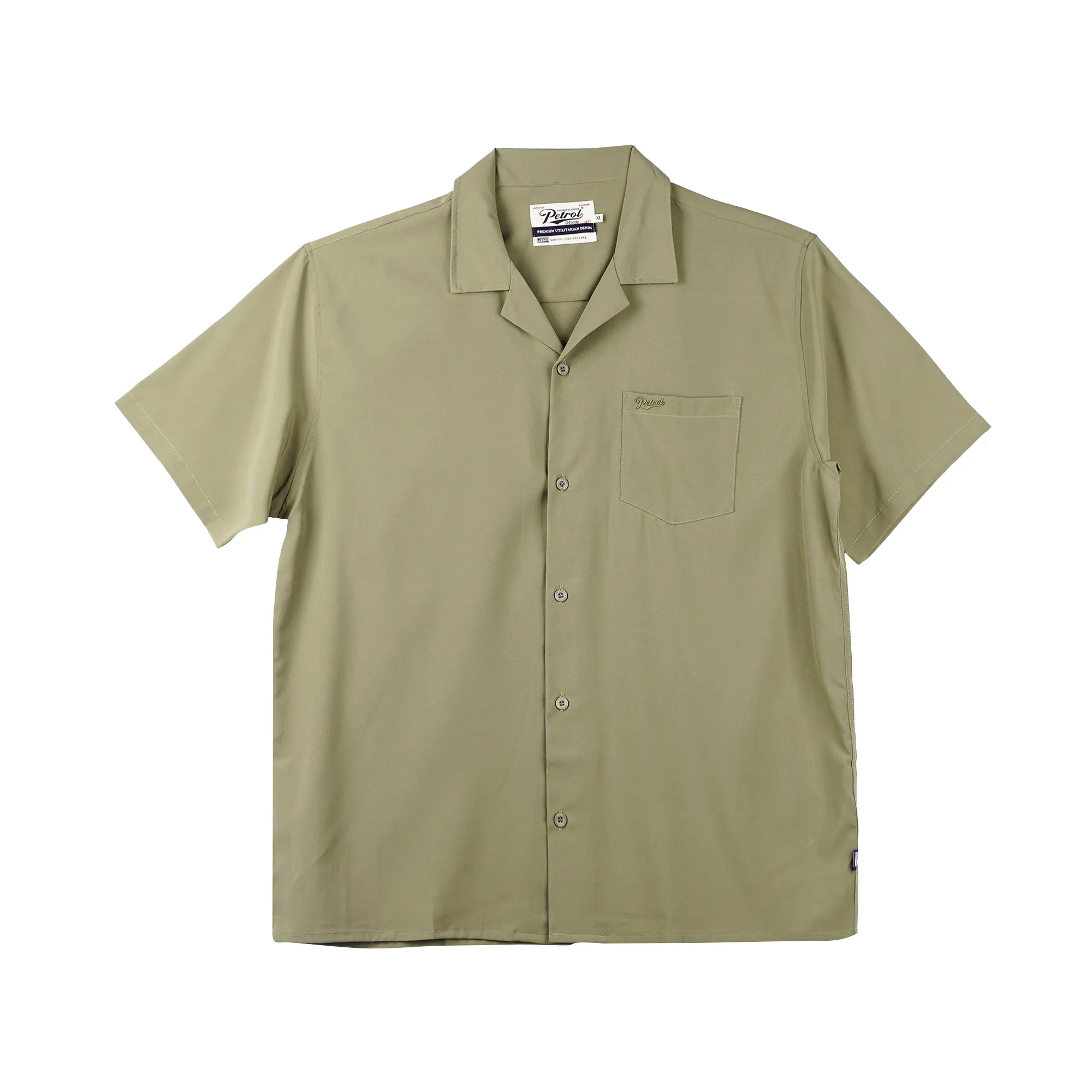 Petrol Men's Basic Tees Slim Fitting Missed Lycra Fabric 162713 (Beige)