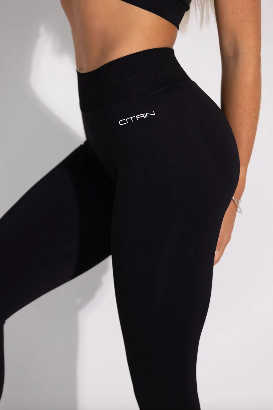 SERENITY CONTOUR LEGGINGS - BLACK