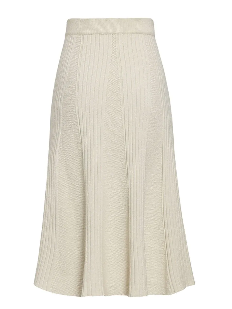 Stylish & Soft Waist Skirt - Multicolor