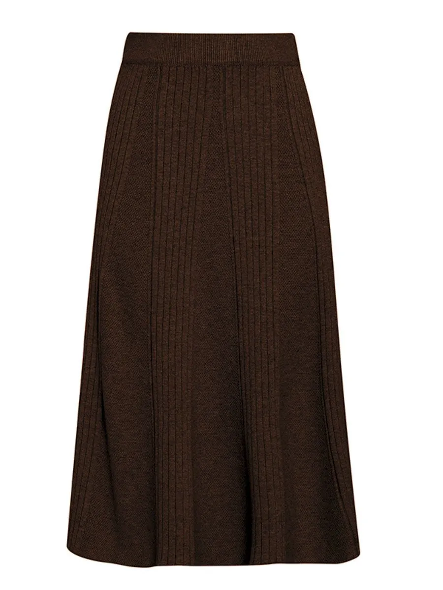 Stylish & Soft Waist Skirt - Multicolor