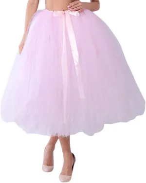 Tulle Skirt Women Women's Adult Classic Elastic 3 or 4 Layered Tulle Tutu Skirt Begoing Skirt Womens Tutu