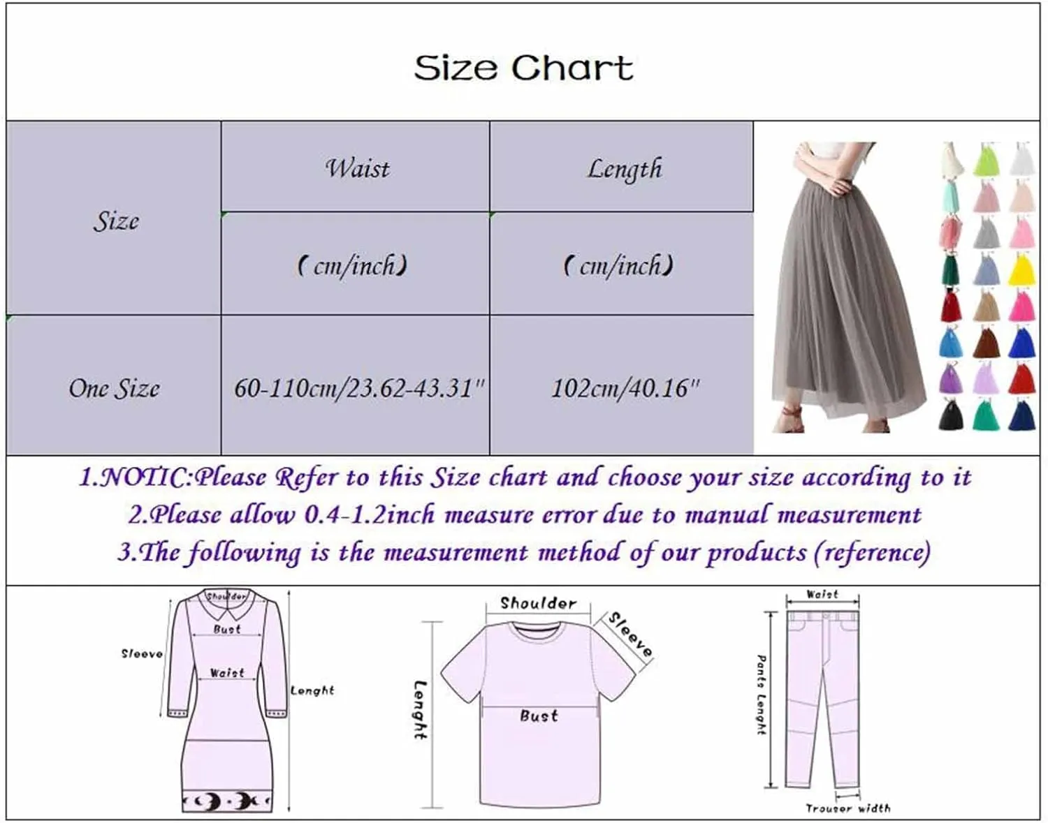 Tulle Tutu Skirt for Women Womens Long Tutu Skirts Pleated Princess Midi Skirts Adult Tutu Dancing Light Skirt