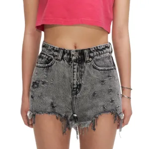 Wild World Short Grey Jeans