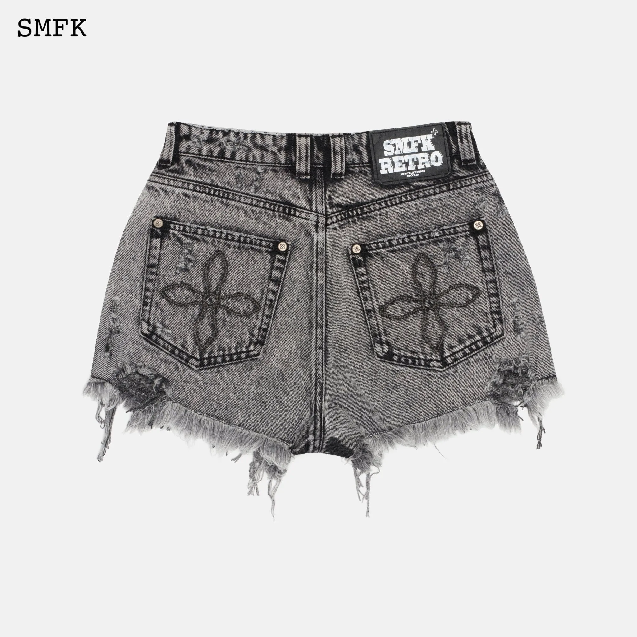 Wild World Short Grey Jeans