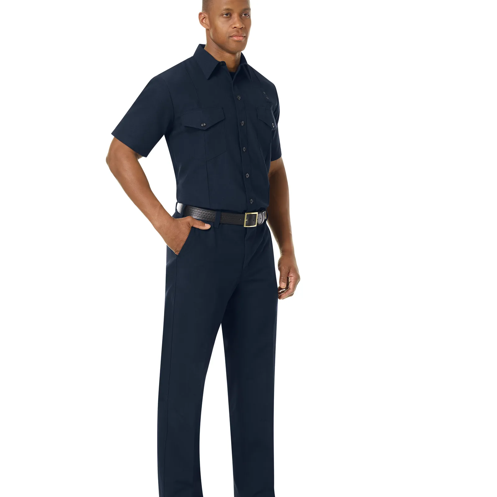 Workrite Men's Classic Short Sleeve Western Firefighter Shirt FSF6
