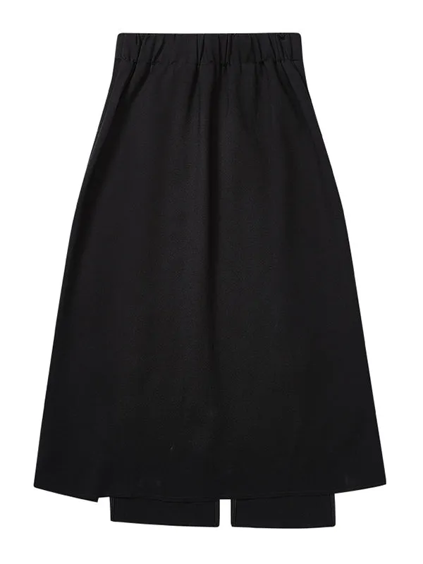 xakxx Fashion A-Line Irregularity Zipper Bodycon Skirts